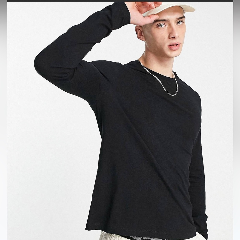 ASOS basic black t shirt